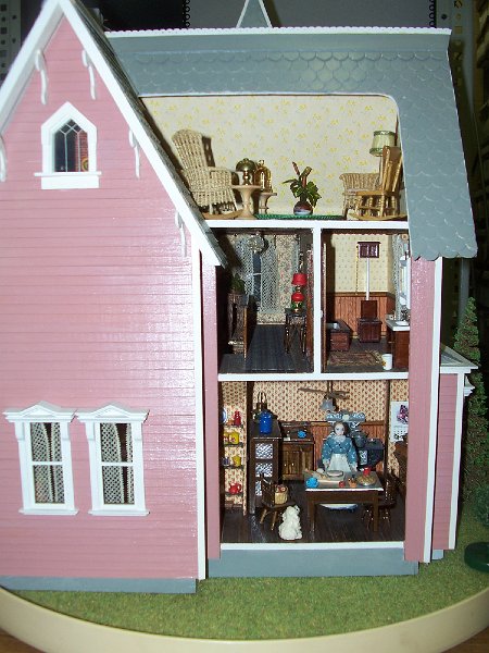 Miniature house kitchen overview